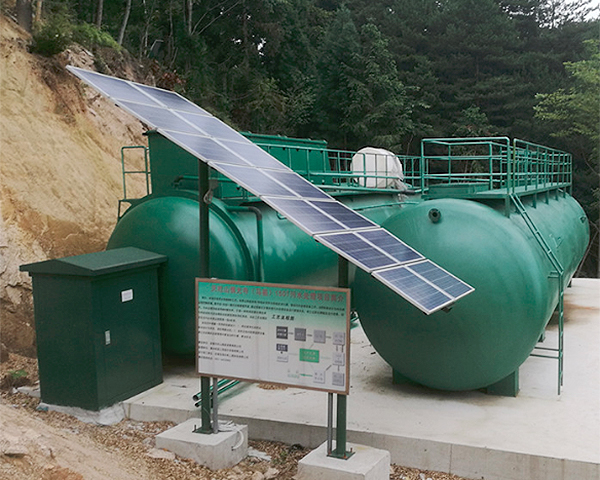 太陽(yáng)能景觀污水處理設(shè)備